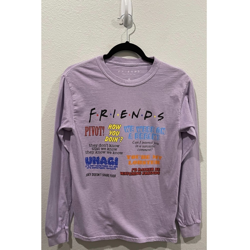FRIENDS The TV Series Lilac Long Sleeve T-Shirt